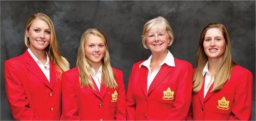 Jennifer Kirby, Brooke Henderson, Liz Hoffman, Augusta James